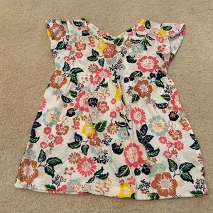 Carter’s Floral Blouse Size 5T White Pink Blue Yellow